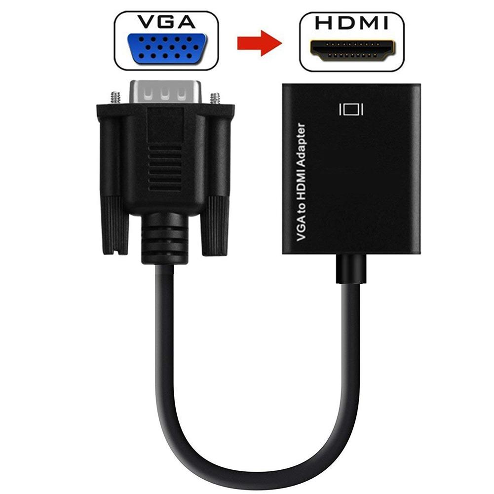 VGA to HDMI ȣȯ  1080P HD  TV AV HDTV  ̺ ( )